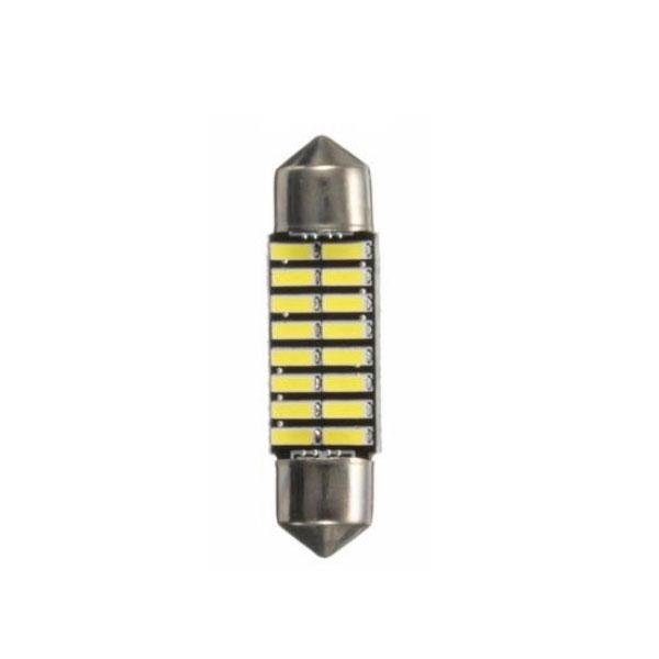 1pcs Upgrade Canbus SMD LED Car Interior Light Festoon Bulb Auto Reading Lamp T10 Trunk Lamp 36mm White Light