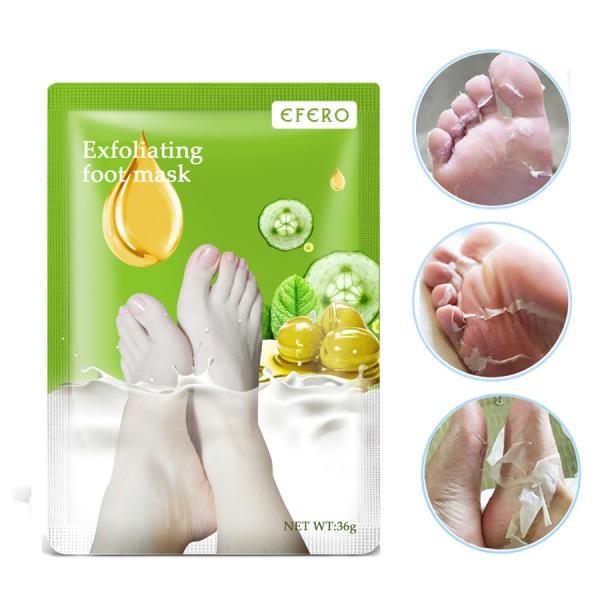 3 Pair Exfoliating Foot Mask Remove Dead Skin - Olive