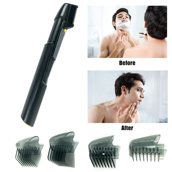 3 in 1 Electric Trimmer Hair Clipper Shaver Retractable Cordless Adjustable Beard Razor Home Hair Cutting Grooming Kit for Men