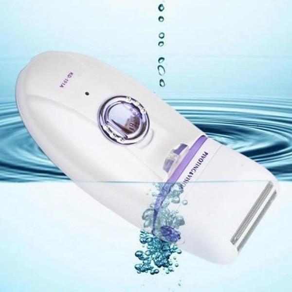 3 in 1 Newest Keda KD-191A Callus Remover Electric Rechargeable Epilator Hair Removal Lady Shaver Red
