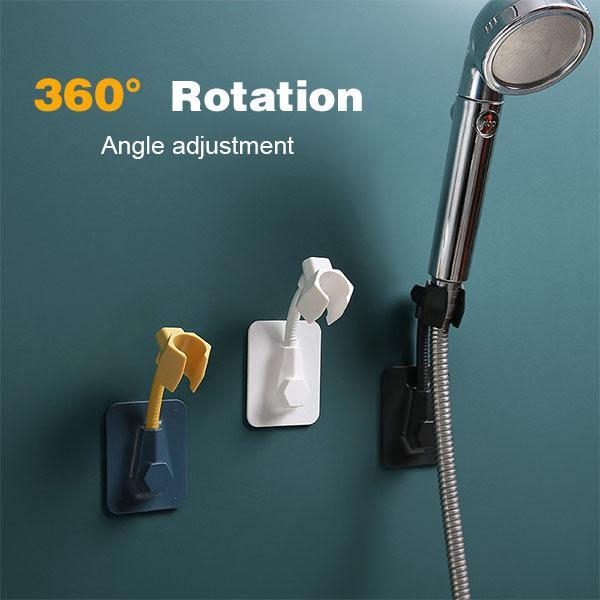 360° Adjustable wall-mounted bathroom shower nozzle base rotating bracket