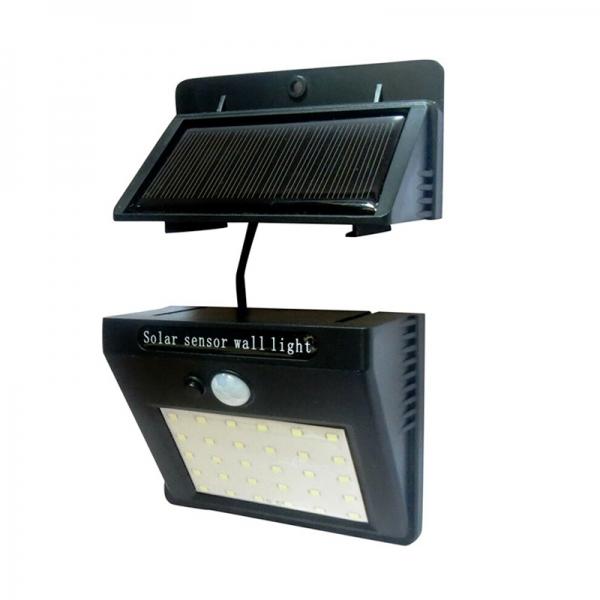 30 LEDs Solar Panel Light Split Separate PIR Motion Sensor Solar Garden Lamp Outdoor Waterproof Powered Street Wall Light