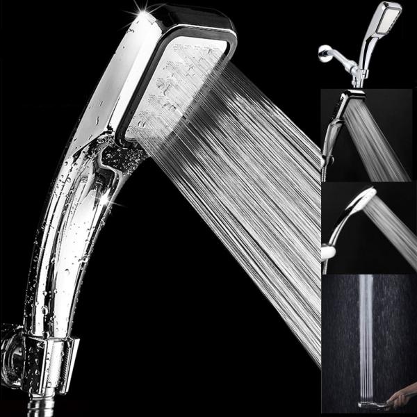 300 Hole Square High Pressure Water Saving Rainfall Shower Head