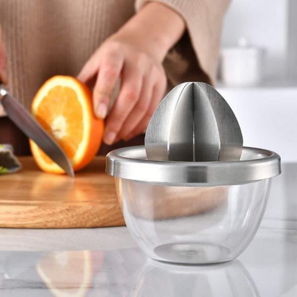 304 Stainless Steel Manual Juicer Fruit Extractor Orange Lemon Squeezer