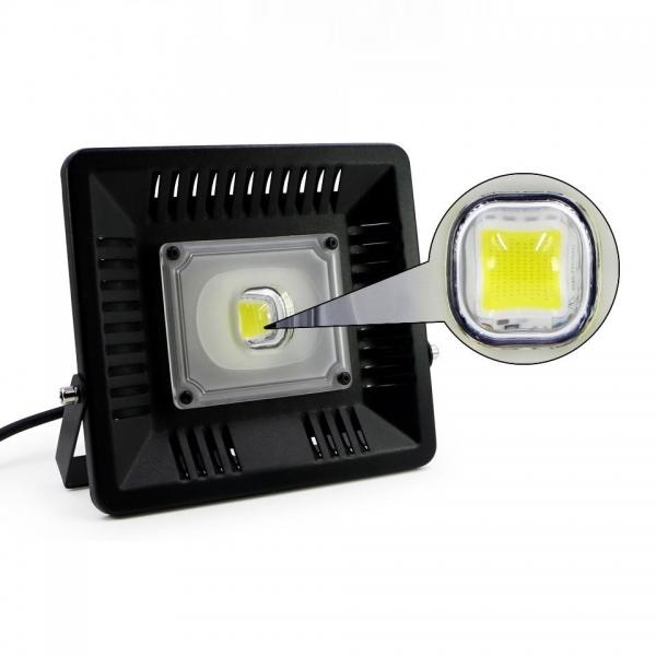 30W IP65 Waterproof Anti-thunder Temperature Control Ultrathin LED Flood Light Warm White (AC170-300V)