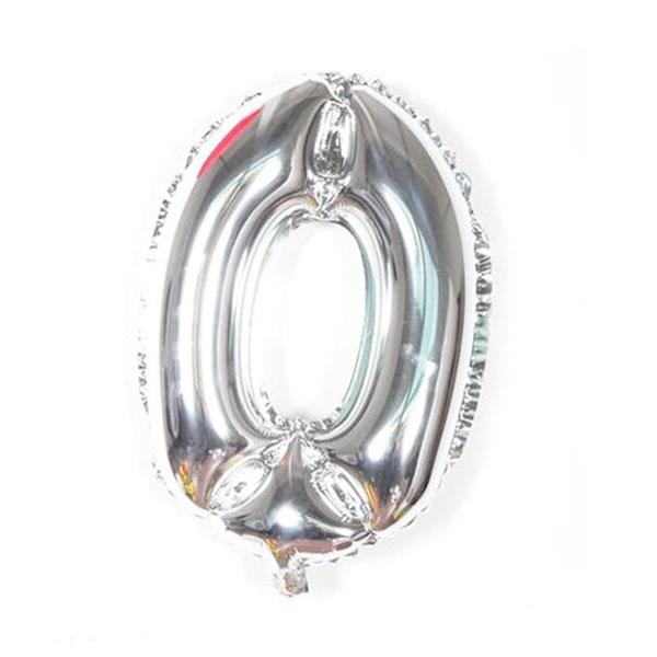 1pc 32inch Number Figure Foil Balloons Party Wedding Decoration Silver NO.0