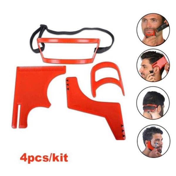 Shaving Stencil Kit(4pcs)