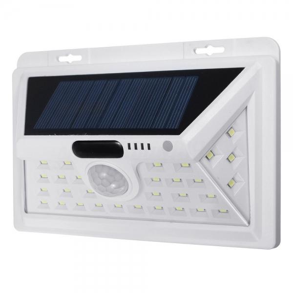 Outdoor Solar Motion Sensor Light 34 LED 3 Modes Wide Angle White