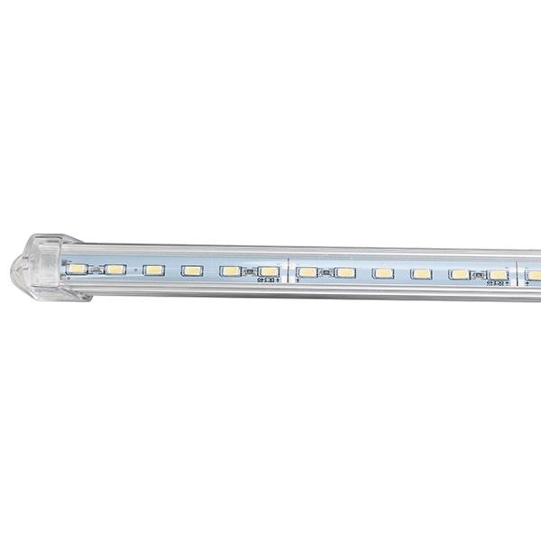 35cm 6W 12V SMD5630 Waterproof 24 LED Rigid Strip Light Transparent Cover