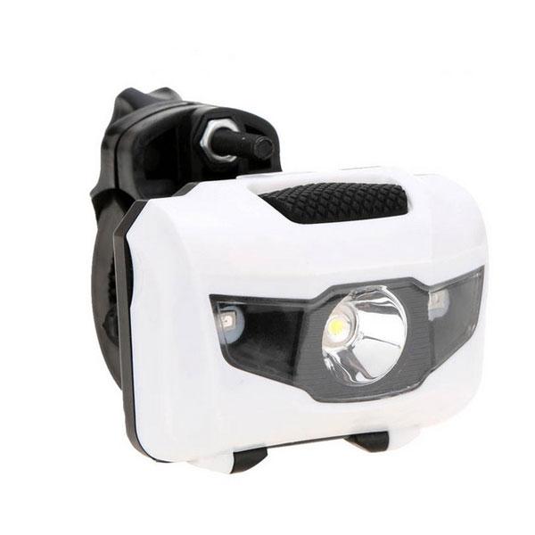 360-Degree Rotation 2+1 Modes Hard Light LED Bicycle MTB Bike ABS Taillight Warning Light White