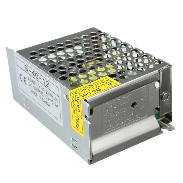 12V 3.2A 36W AC/DC Switch Power Supply Driver for LED Strip Light