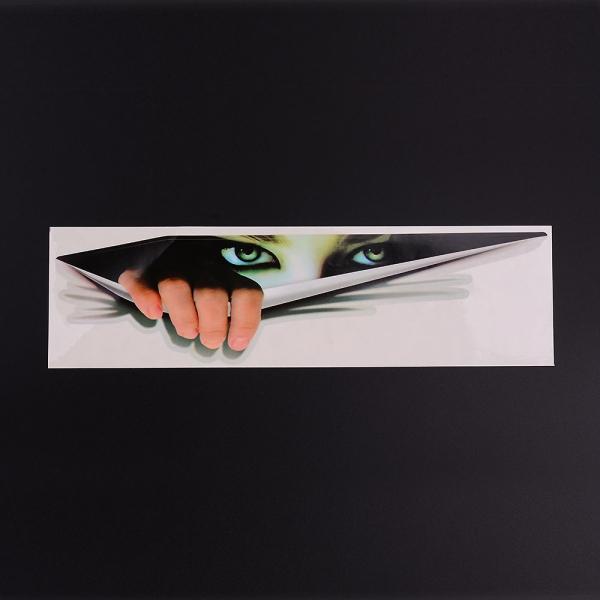 2pcs 3D Eyes Pattern PVC Car Decorative Decal Sticker Multi-colored 3D Car Sticker Car accessories