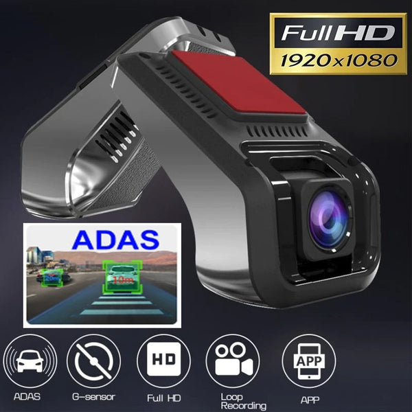 Car 1080P Full HD DVR Night Vision 170 Degree Wide Angle ADAS Dash Camera WiFi Dash Cam G Sensor Android USB Video Recorder