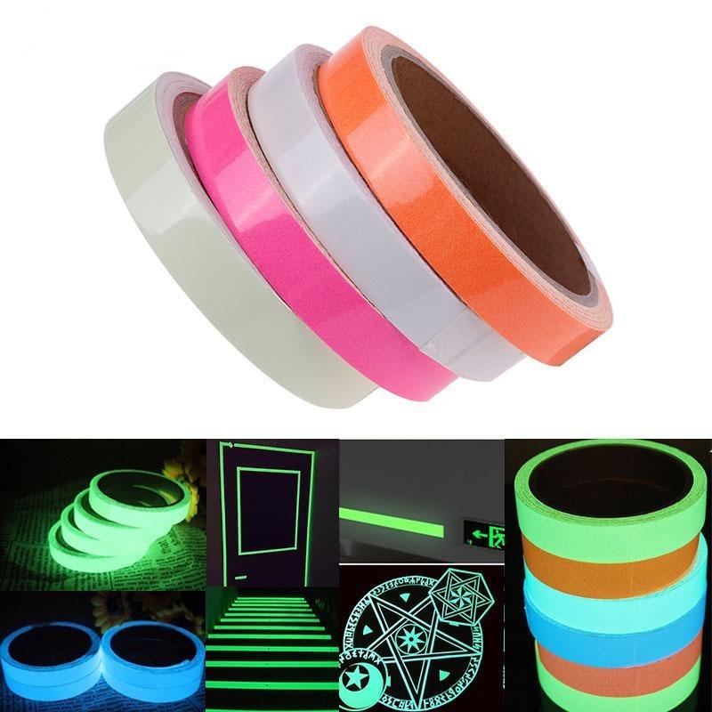Luminous Tape Sticker High Luminance Glow Removable Waterproof Safety Warning Tape for Decoration of Home, Scooters, Bicycles, Motorcycles, Cars