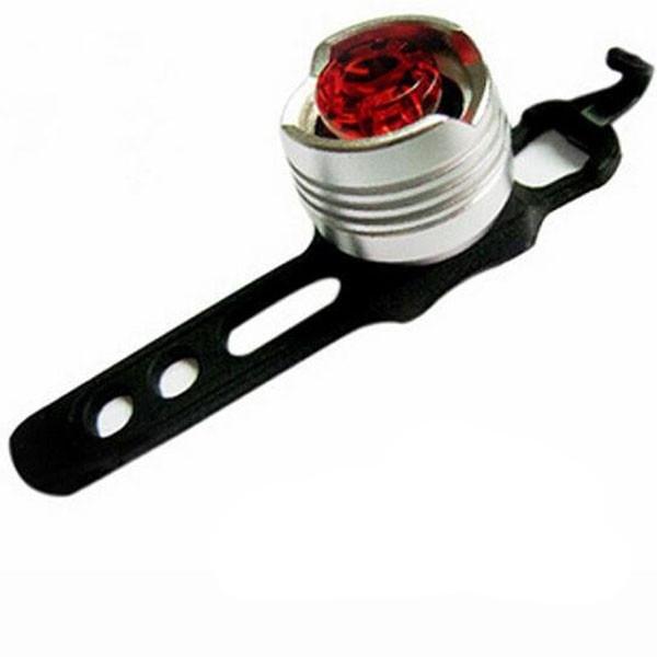 3-Mode Red Light High Brightness Bike Bicycle LED Rear Tail Light Safety Light Silver