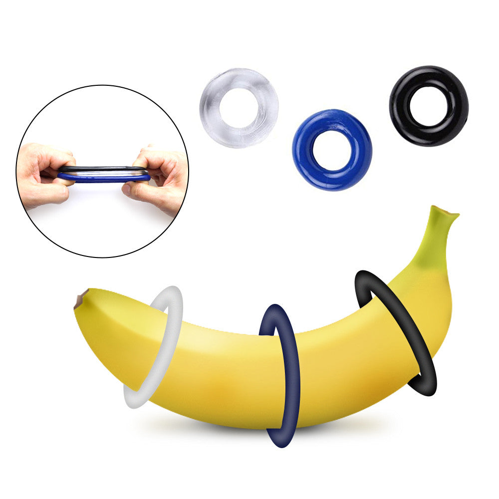 Silicone Delay Ejaculation Penis Rings Adult Sex Product for Men Cock Rings
