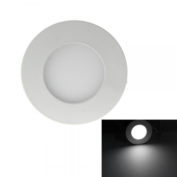 3W LED Recessed Ceiling Panel Lights Ultra Slim Downlight Round - White