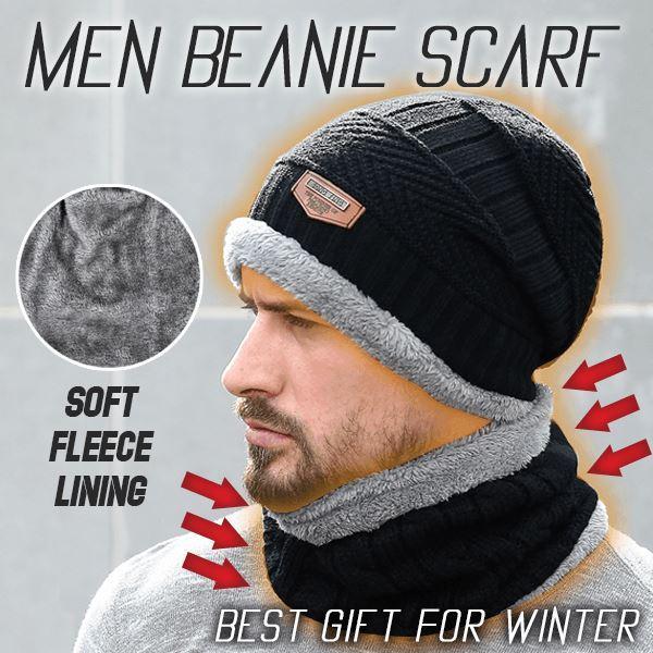 Men Beanie Scarf Men Women Knitted Hats Cap Warm Cap Skullies Beanies