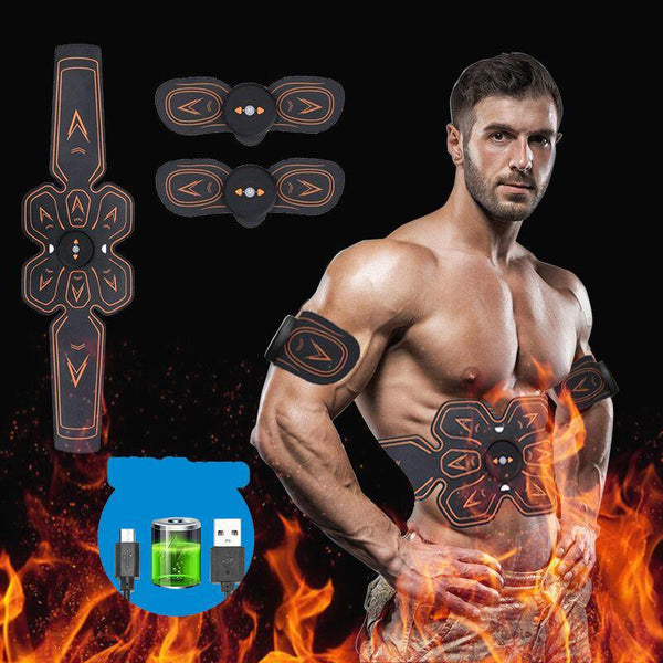 1pc/3pcs/5pcs Charging Smart Wireless Abdominal Muscles Muscle Training Lazy Abdominal Fitness Belt