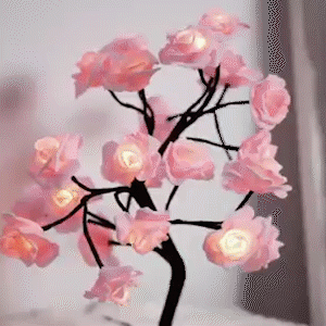 Forever Rose Tree Lamp