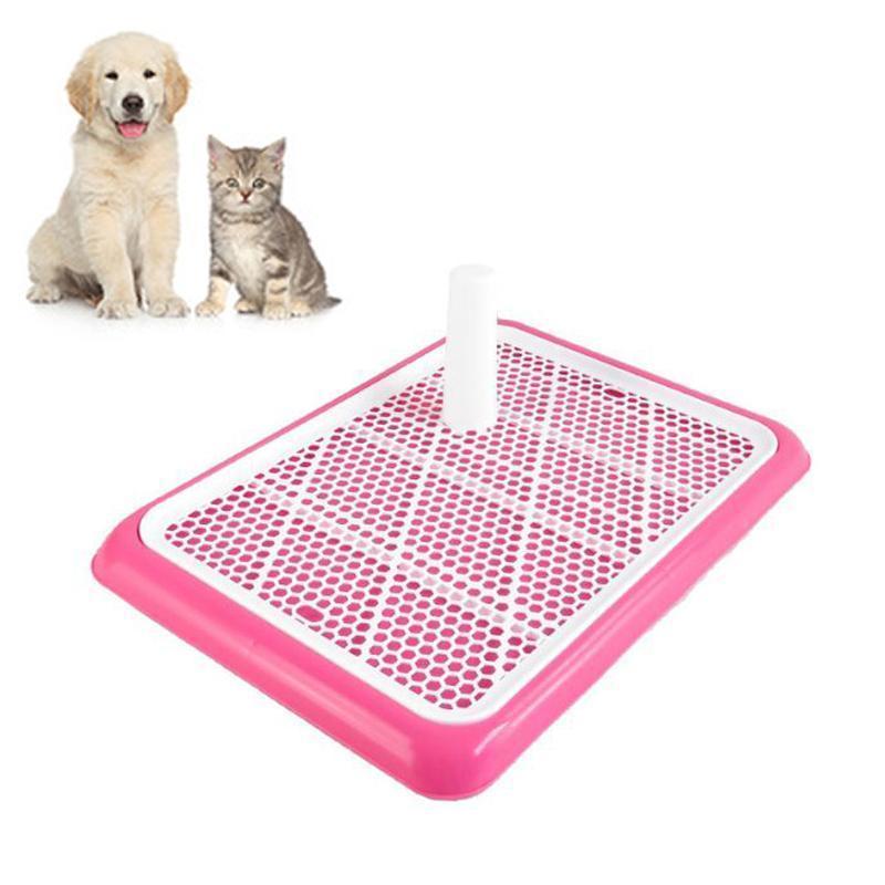 Pet Toilet Mat Plastic Dog Training Pads Tray Toilet Mat Potty Pad Puppy Tray Toilet Training Urinary Trainer Pee Mat
