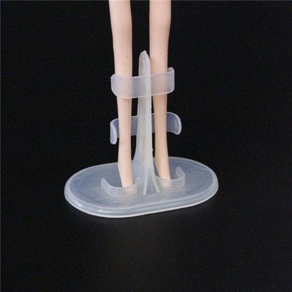 3pcs Barbie Doll Stand Display Holder Accessories for Original Barbie Dolls Translucent