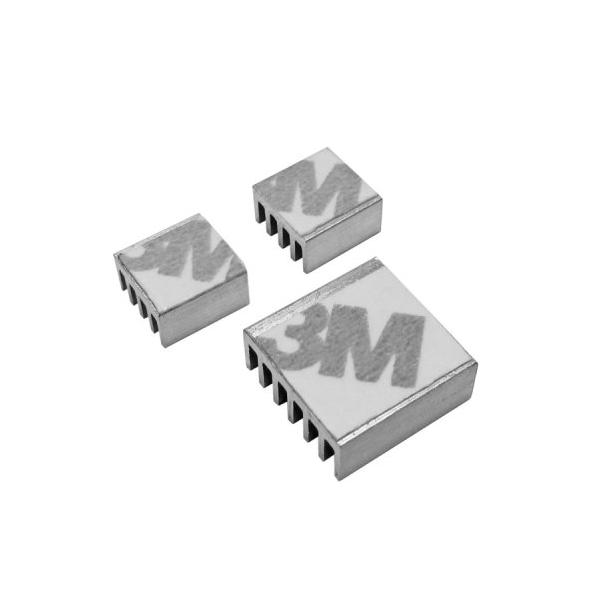 3pcs Heatsink Heat Dissipation Panels for Raspberry Pi Silver
