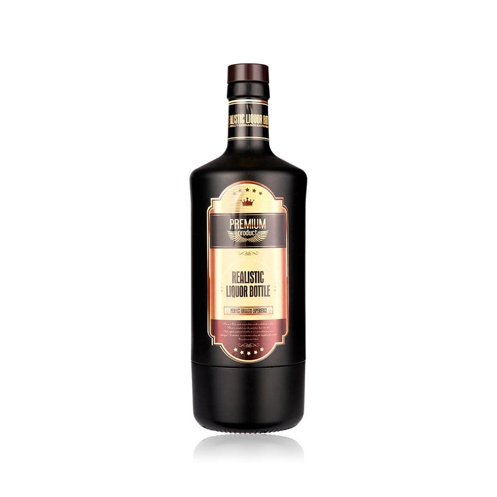 Rum Bottle-Like Male Manual Masturbator Cup Pussy Soft Realistic Vagina Anal Sex Toys