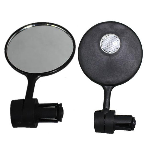 Bicycle Rearview Mirror Handlebar Handle Plugs Blocking Mirrors Riding Rearview Mirror