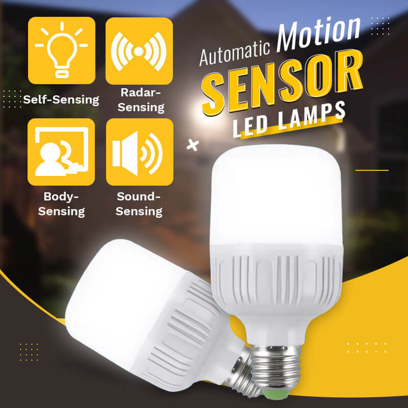 26/36/46W Automatic Motion Sensor LED Lamp Energy Saving Lamp Auto ON/OFF LED Bulb Light Sensitive Human Body Movement Detector Lights