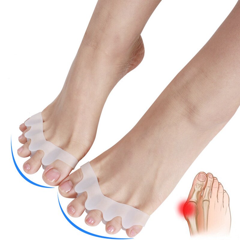 1Pair Silicone Toe Corrector and Separator