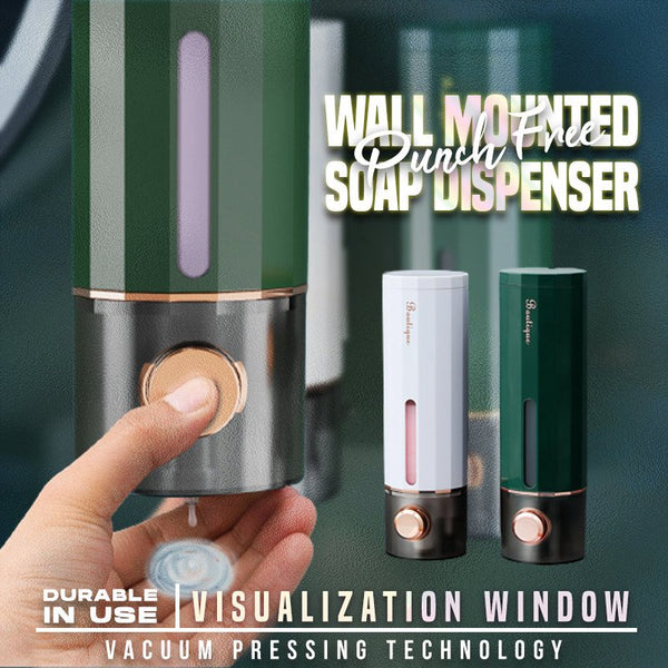 Punch Free Wall Mounted Soap Dispenser