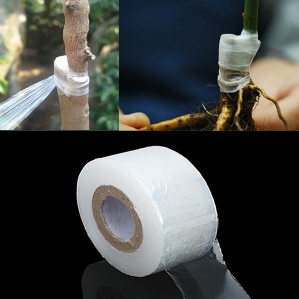 4cm x 100m Degradable Garden Plant Tie Tape Flower Vegetable Grafting Tape Random Delivery