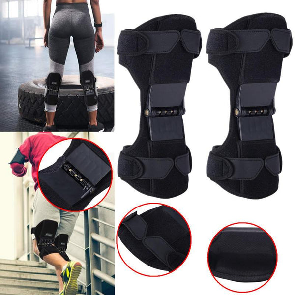 1 Pair Upgraded Knee Protection Booster Breathable Joint Brace Knee Pad Mountaineering Squat Protector