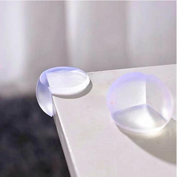 4pcs Children Safety Silicone Desk Table Protection Corner Transparent