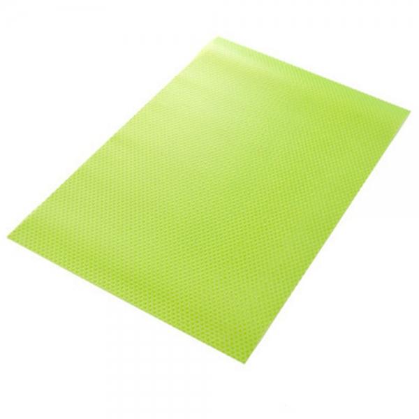 4pcs/set 45 x 29cm Fashionable Refrigerator Pad Antibacterial Antifouling Mildew Moistureproof Pad Refrigerator Waterproof Mats Green