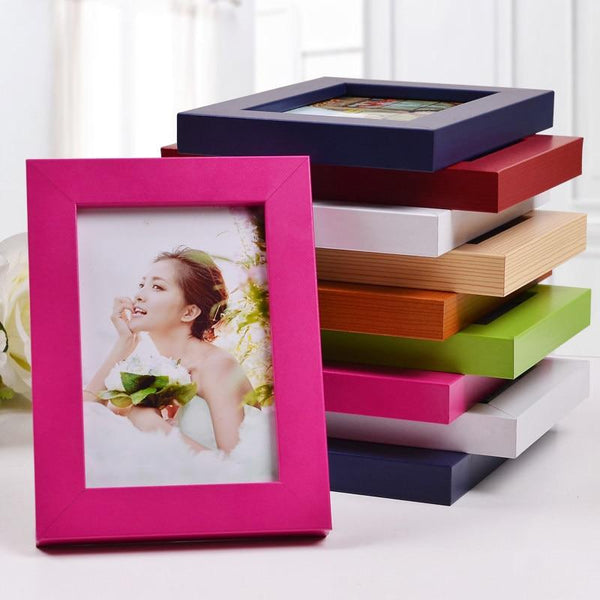 5/6/7/8/10/12 Inch A4 Photo Frame Certificate Creative Multicolor Wall Painting Wedding Photo Children Living Room Desk Decoration