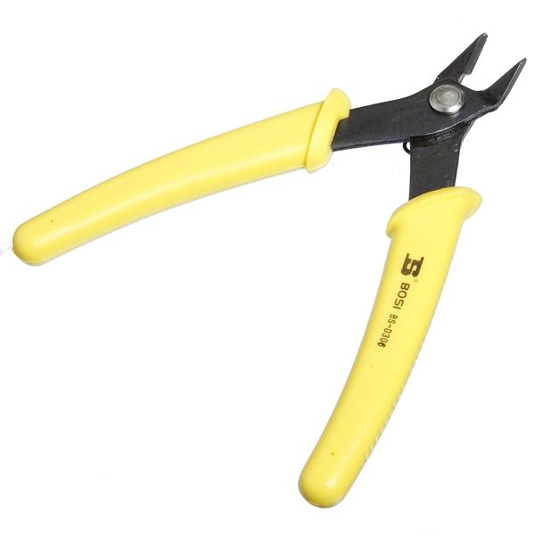 5 inch BOSI High Carbon Steel Sharp Mouth Mini Pliers BS203065 Yellow