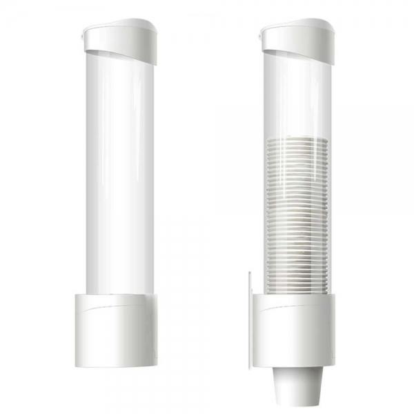 50 Cups 5-7.5cm Paper Cup Dispenser Plastic Holder Anti Dust Automatic Cup Holder