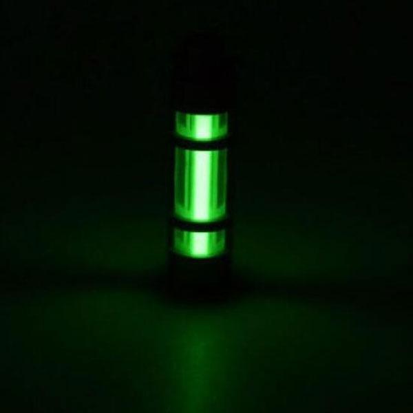 500渭L Titanium Alloy Shell Tritium Gas Light Automatic Glow for 25 Years with Key Ring Green