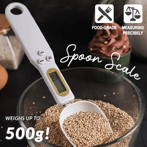 500g Kitchen Digital Spoon Scale Electronic LCD Display Gram Milk Food Measuring Scales Cooking Baking Accessories