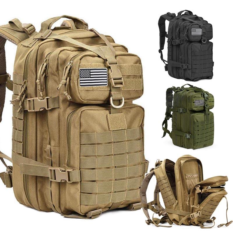 46L Man Tactical Backpacks Military Traveling Bags Army Outdoor 3P Assault Pack EDC Molle Pack For Trekking Camping Hunting Bag