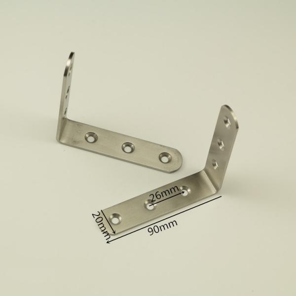 1PC Stainless Steel Corner Brace Joint Right Angle Bracket 90 x 90mm