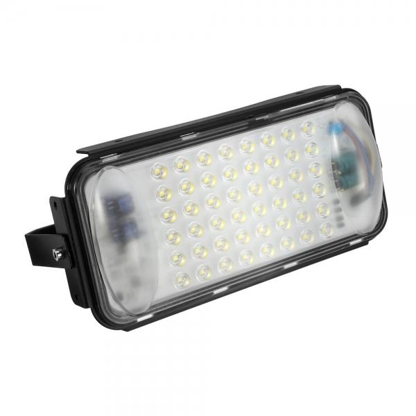 50W 48 LED Flood Spot Light Waterproof Outdoor Garden Security Landscape Light AC180V-260V - Black Shell Warm White Light