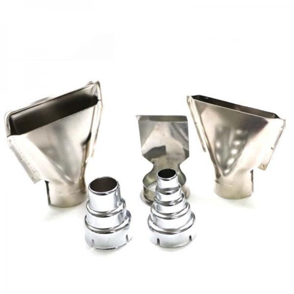 5pcs Handheld Heat Gun Nozzle Hot Air Desoldering Station Gun Mouth Round Mouth and Flat Mouth