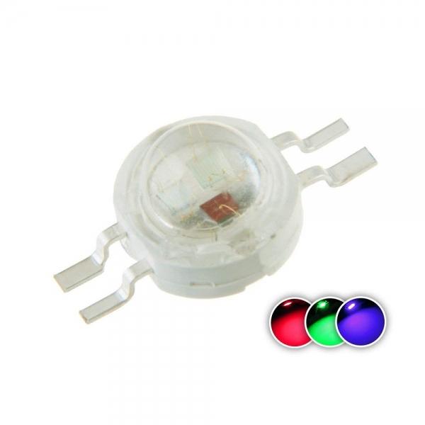 5Pcs High Power LED Chip 1W RGB 4 Pin Multicolor Super Bright Intensity SMD COB Light Emitter Component Diode DIY Lighting