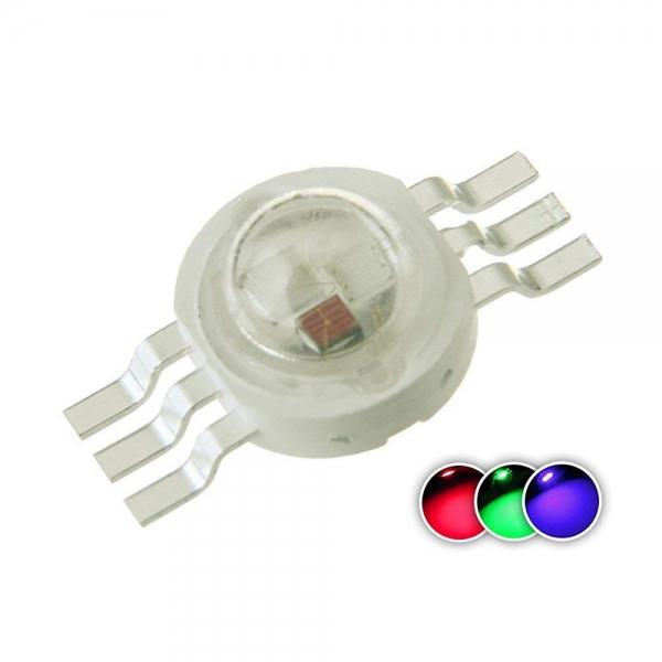 Multi Color Led Component 5Pcs High Power LED Chip 1W RGB 6 Pin Multicolor Super Bright Intensit ...