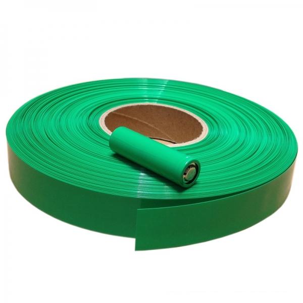 5m 29.5mm Wide PVC Heat Shrink Tubing Wrap (18650 18500 Battery) Green