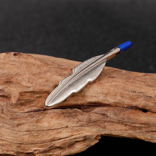 5pcs Feather Shape Men Tie Clip Stainless Steel Plain Clasp Bars Pins Clips Suit Accessories Silver