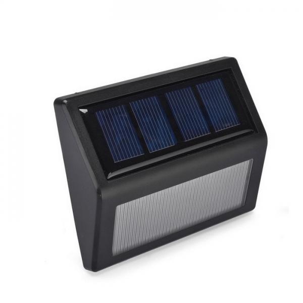 6 LED SMD Solar Panel Sensor Light Lamp IP55 Fence Wall Garden Outdoor White Light